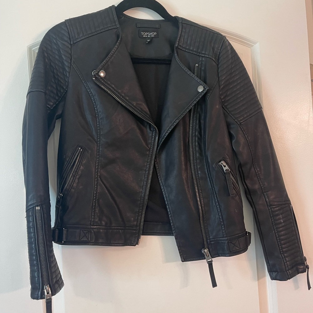 Top shop moto jacket - faux leather